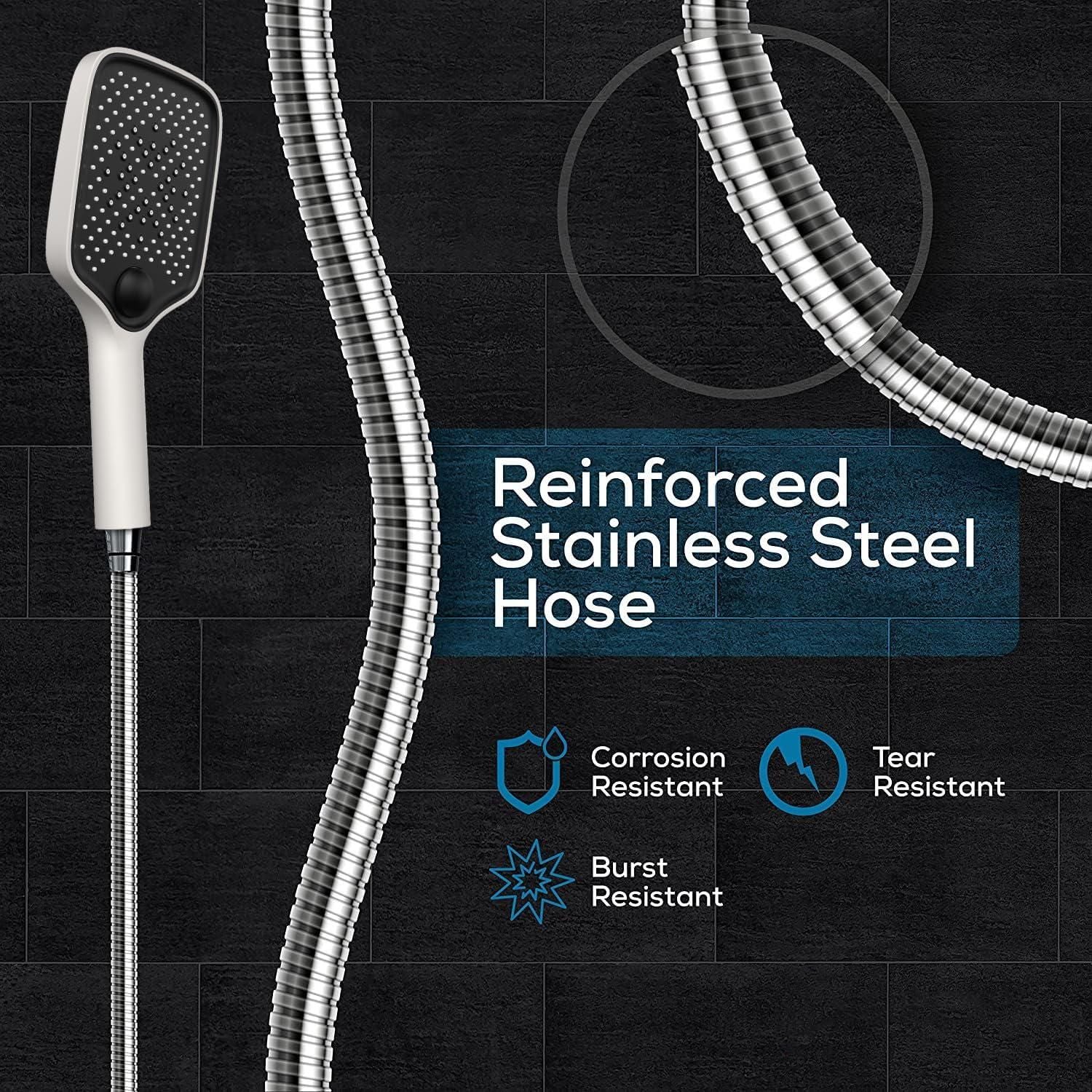 🚿 Square Hand Shower for Bathroom (Without Hose Pipe)